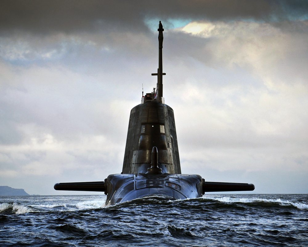 HMS Ambush on the surface. Image from the Wikimedia Commons